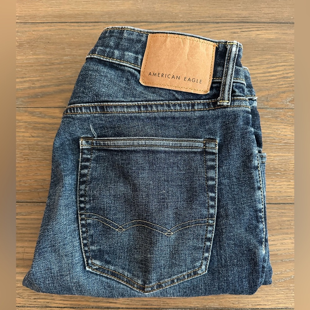 American Eagle Original Bootcut Jeans - Dark Blue Size 32x30 Great Condition
